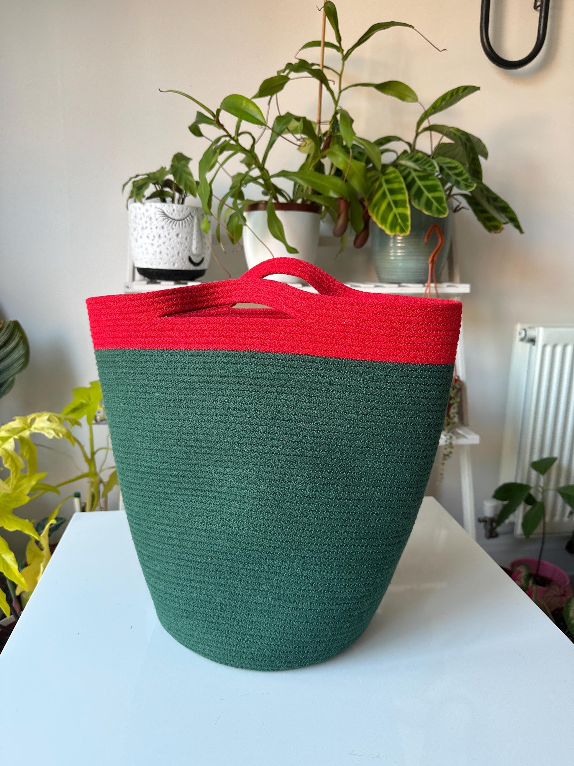 Handmade Zigzag Sewing Cord Bag Shopper Bag