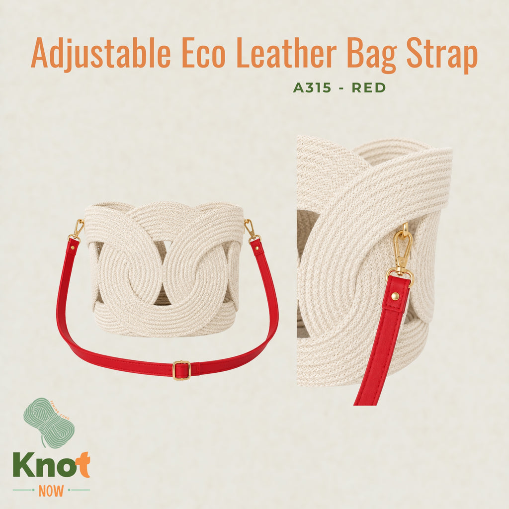 Adjustable Eco Leather Bag Strap – Gold Hardware