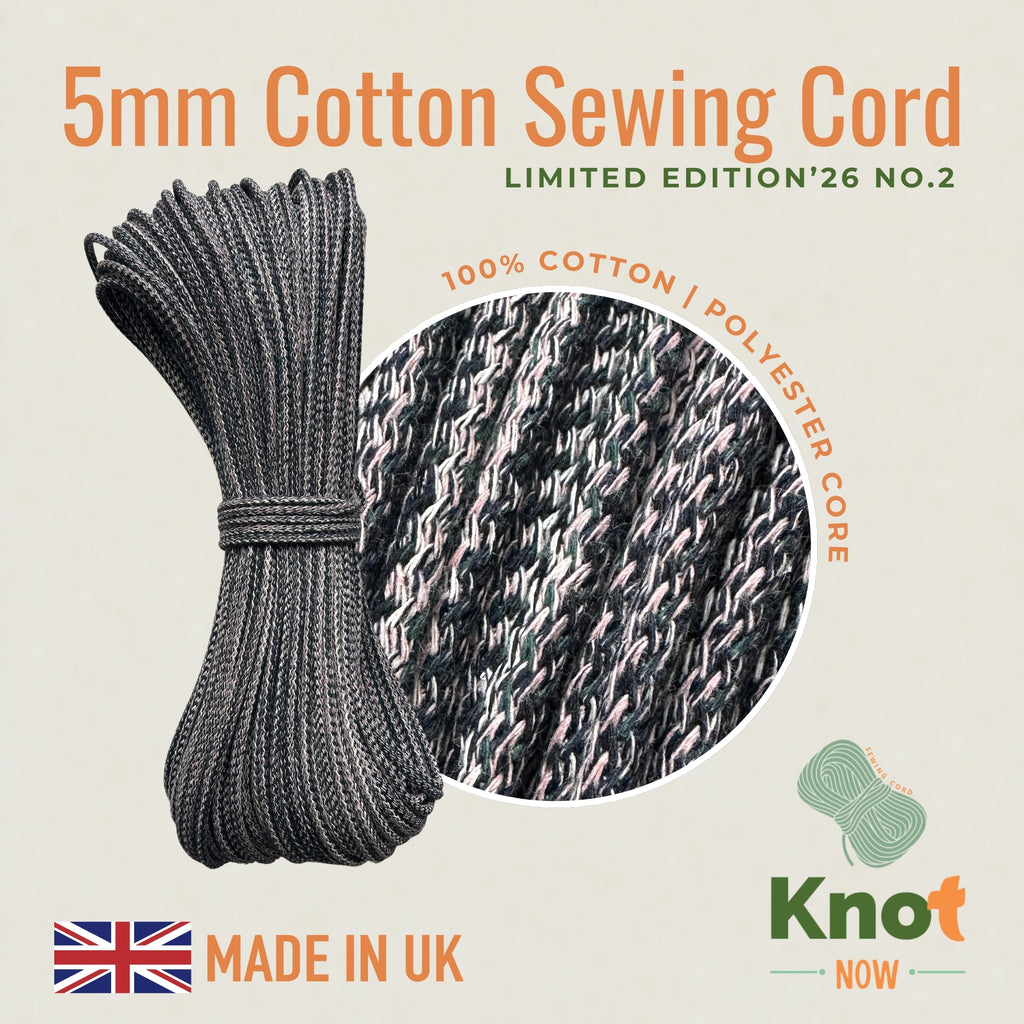 Limited Edition'26 no.2  5mm Cotton Sewing Cord