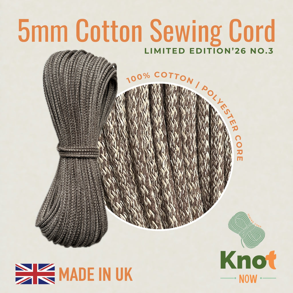 Limited Edition'26 no.3  5mm Cotton Sewing Cord