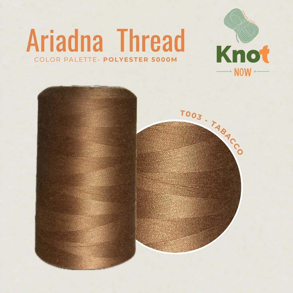 Tabacco Ariadna Polyester Thread 5000m | Strong Overlock & Sewing Thread
