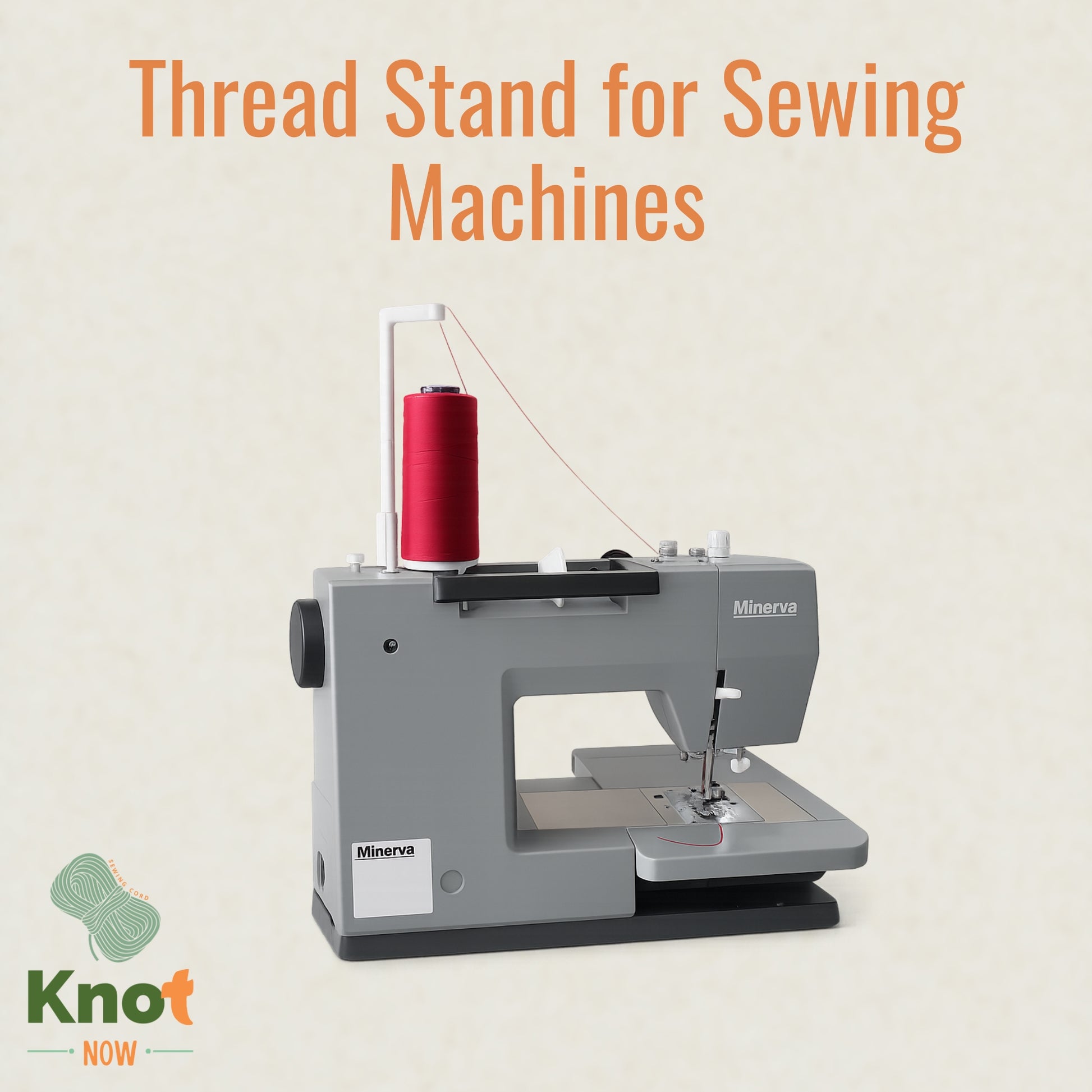 Universal Thread Stand for Sewing Machines – White
