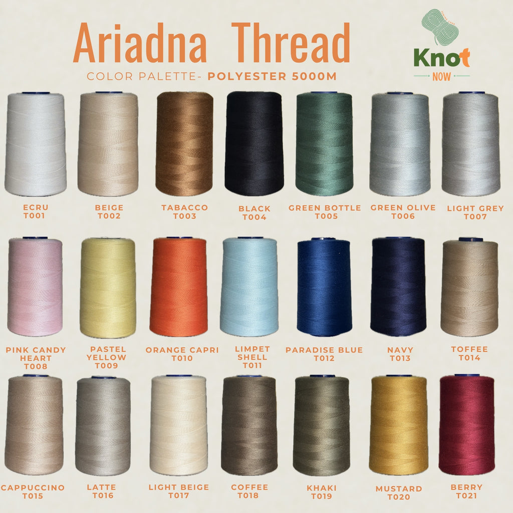 Fuchsia Ariadna Polyester Thread 5000m | Strong Overlock & Sewing Thread