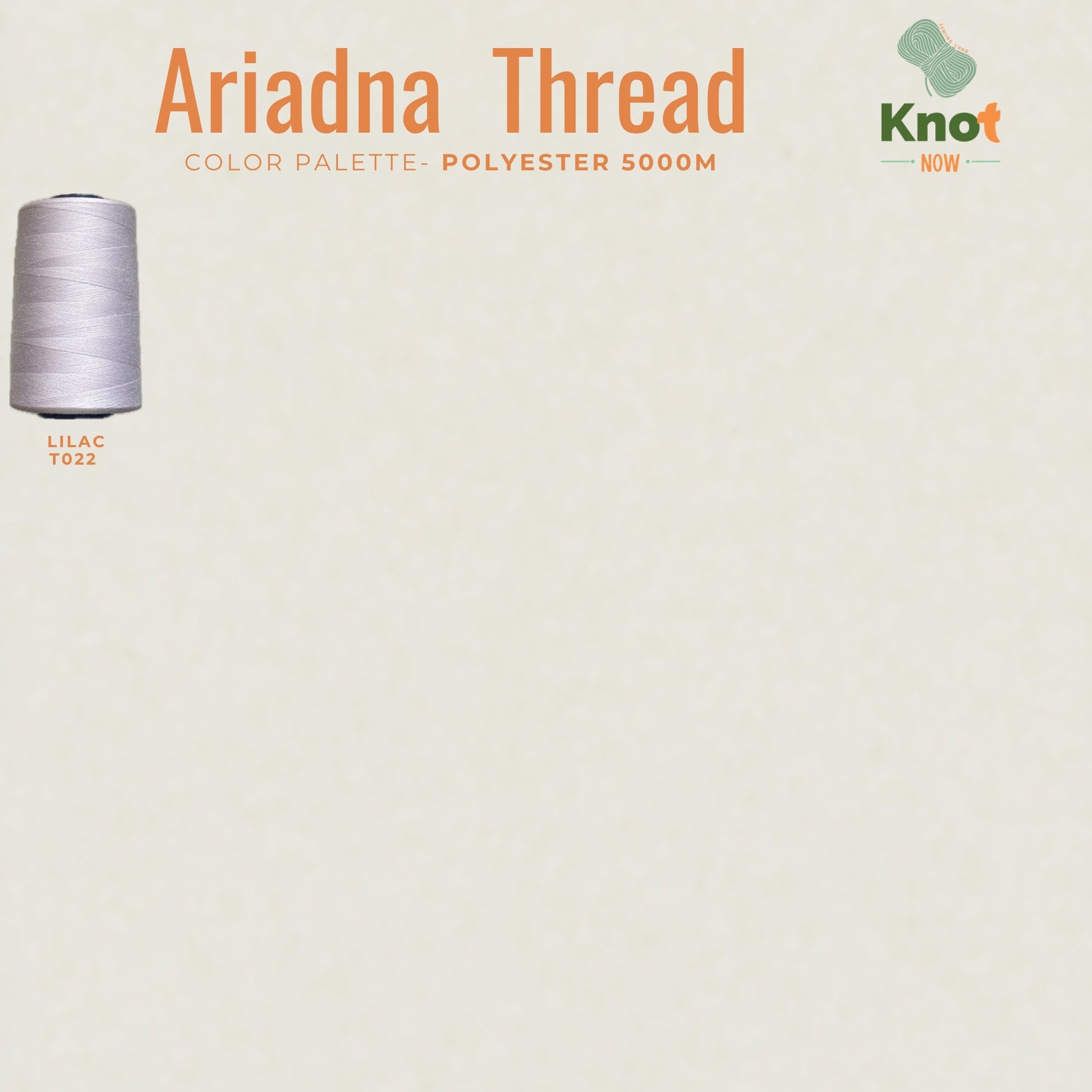 White  Ariadna Polyester Thread 5000m | Strong Overlock & Sewing Thread