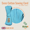 5mm Limpet Shell Blue Cotton Sewing Cord