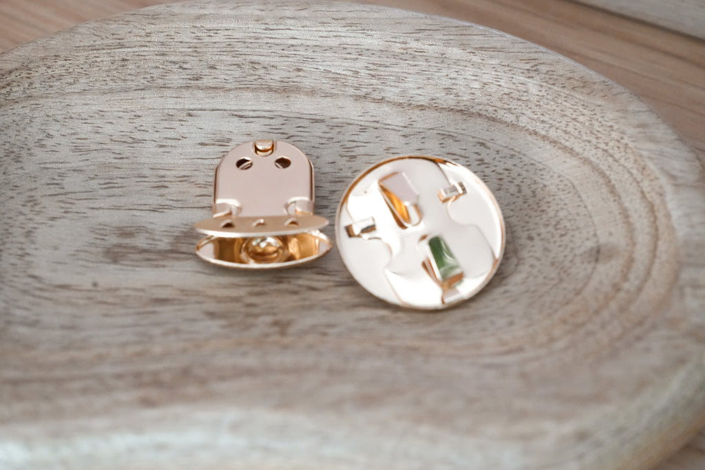 Metal LOCK Bag Closure – Buckle Catch Clasp | Silver & Gold