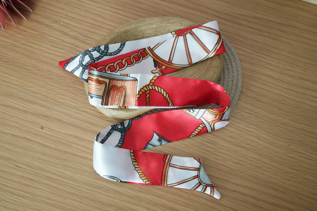 Satin-Effect Bag Accessories – Faux Satin Ties