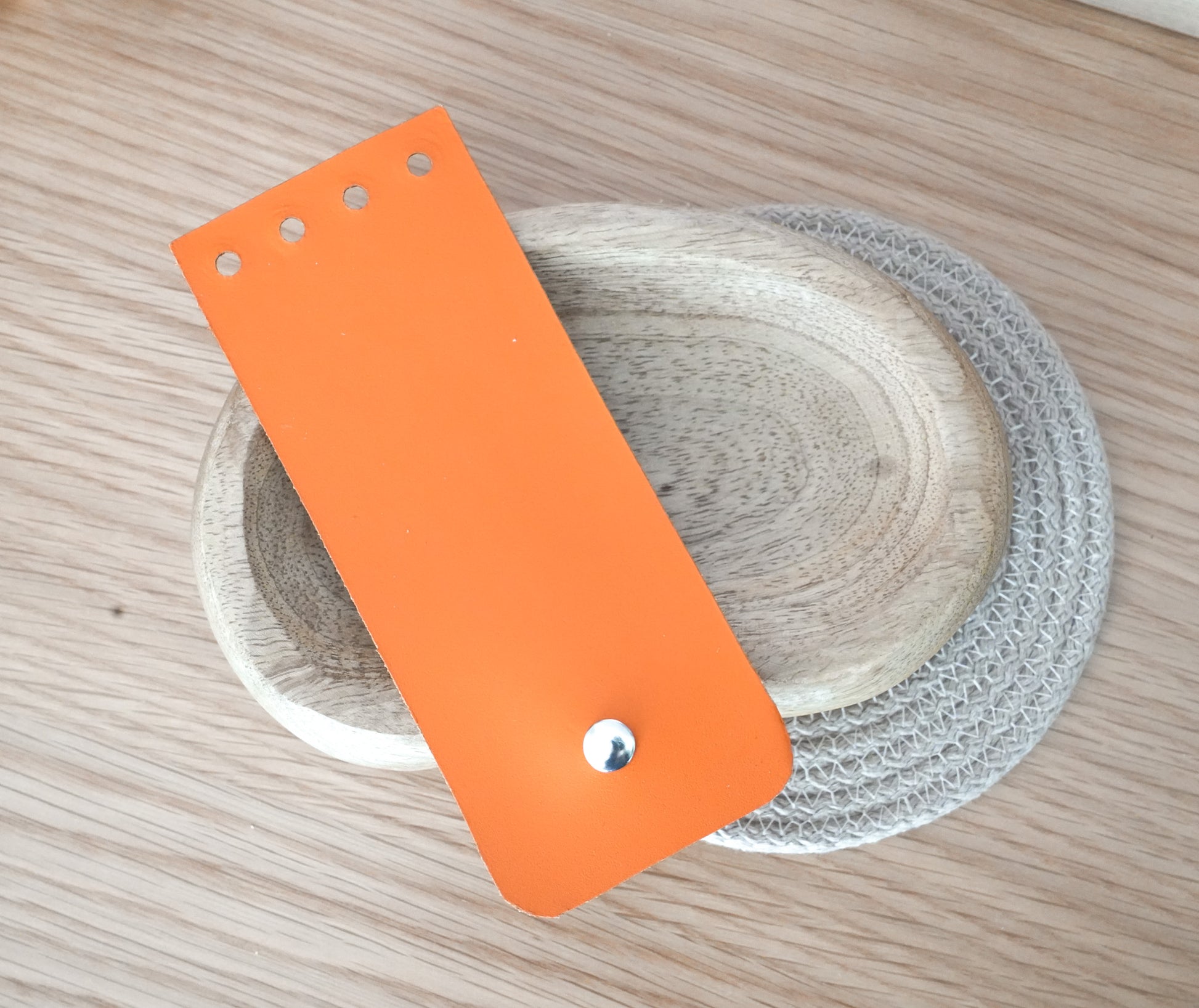 Premium Leather Bag Flap with Magnetic Snap