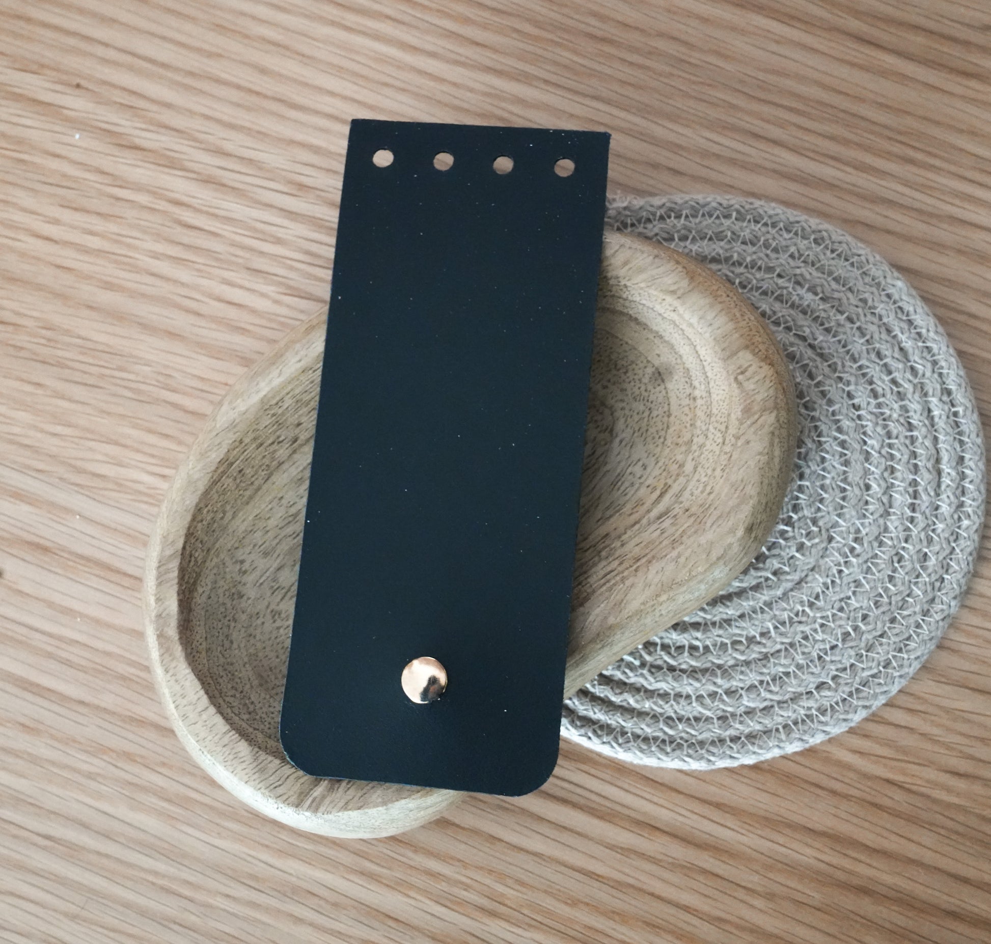 Premium Leather Bag Flap with Magnetic Snap