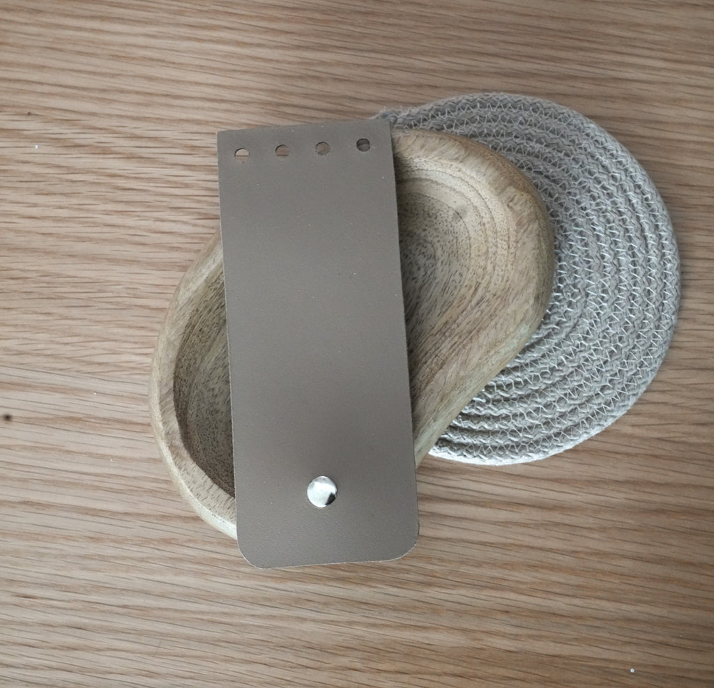 Premium Leather Bag Flap with Magnetic Snap