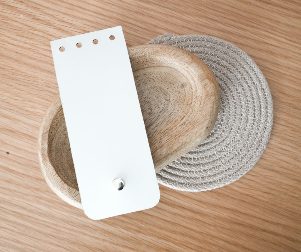 Premium Leather Bag Flap with Magnetic Snap