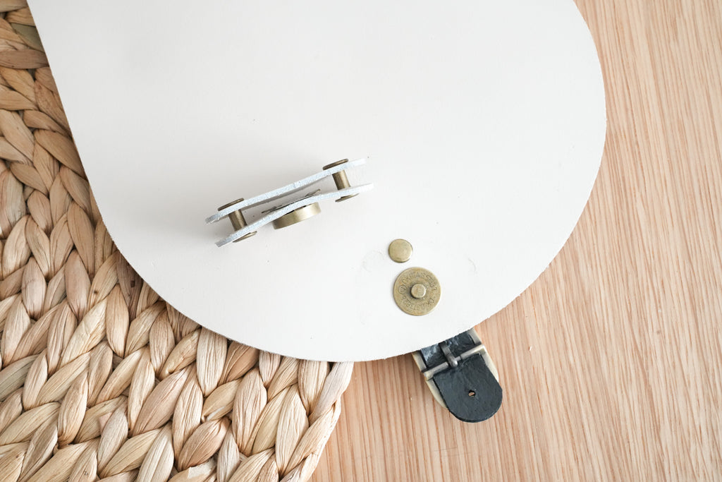 Large Premium Leather Bag Flaps with Magnetic Snaps