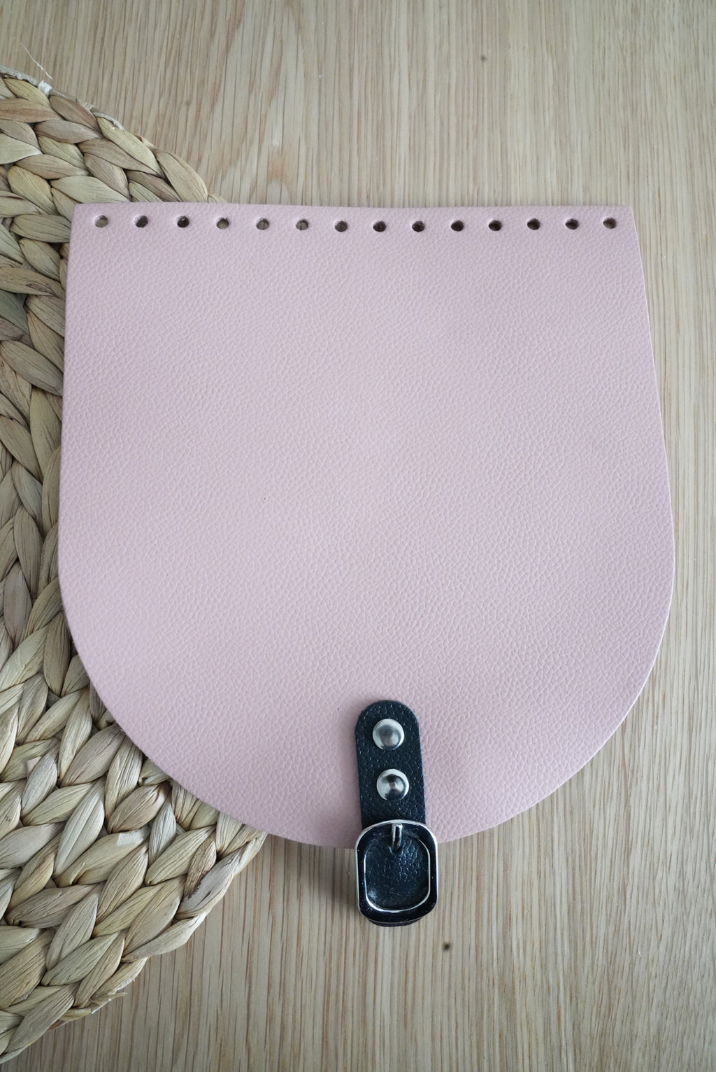 Large Premium Leather Bag Flaps with Magnetic Snaps