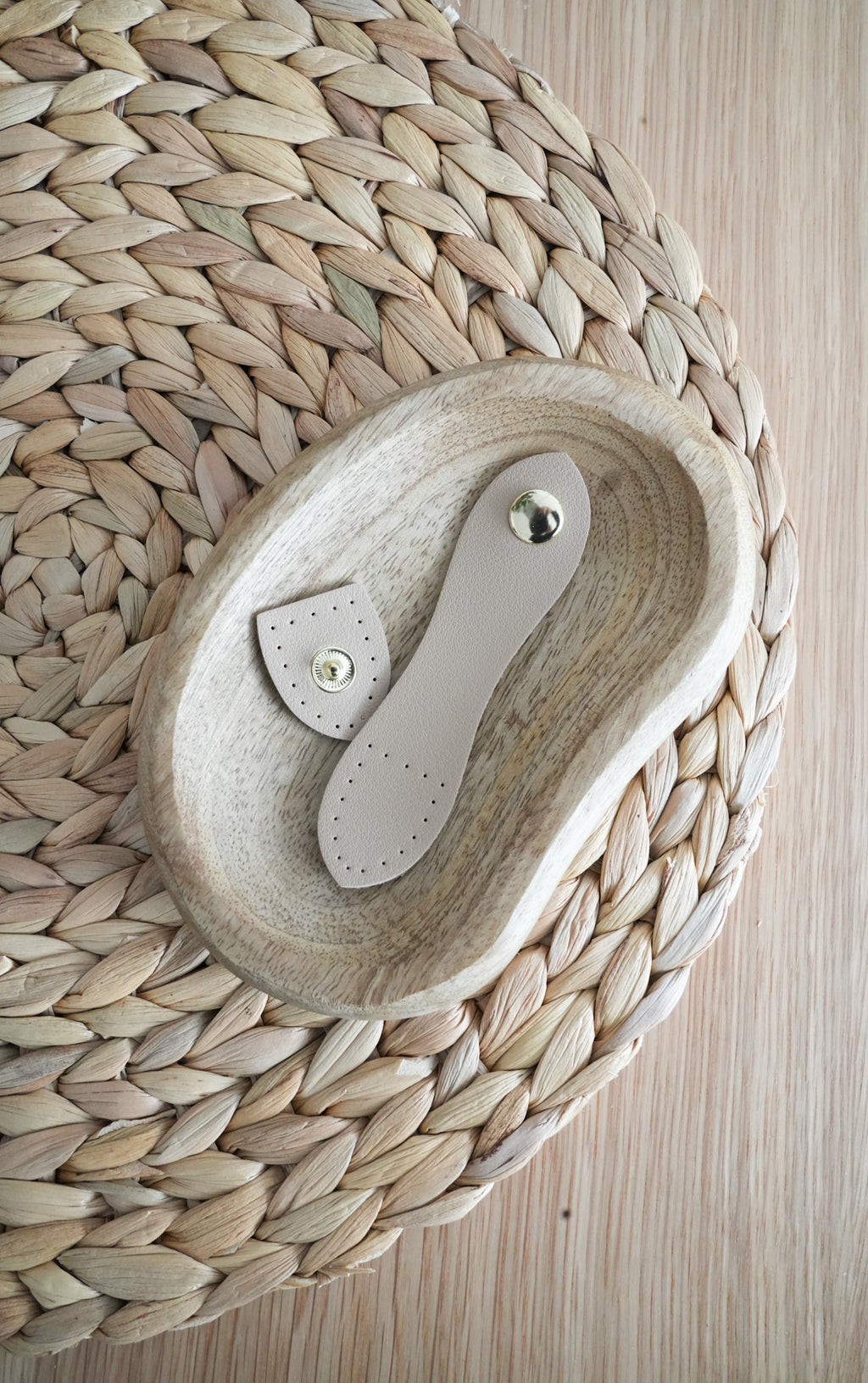 Medium Faux Leather Bag Closure Snaps with metal buckles