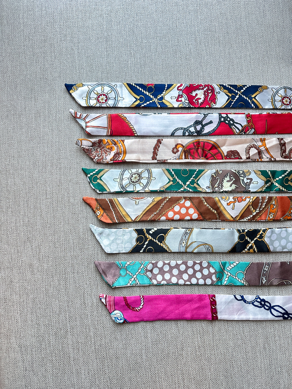 Satin-Effect Bag Accessories – Faux Satin Ties