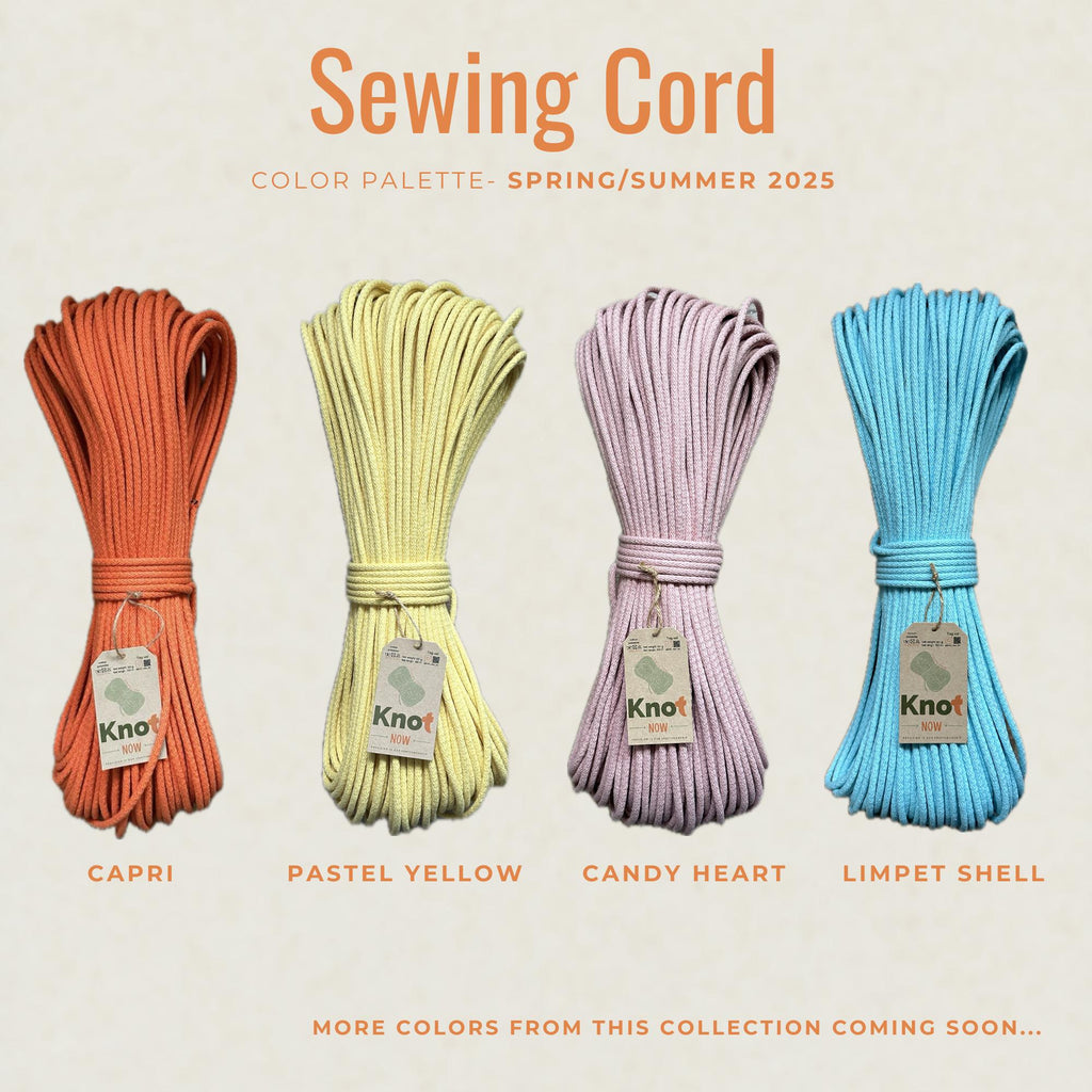 Ecru 5mm Cotton Sewing Cord
