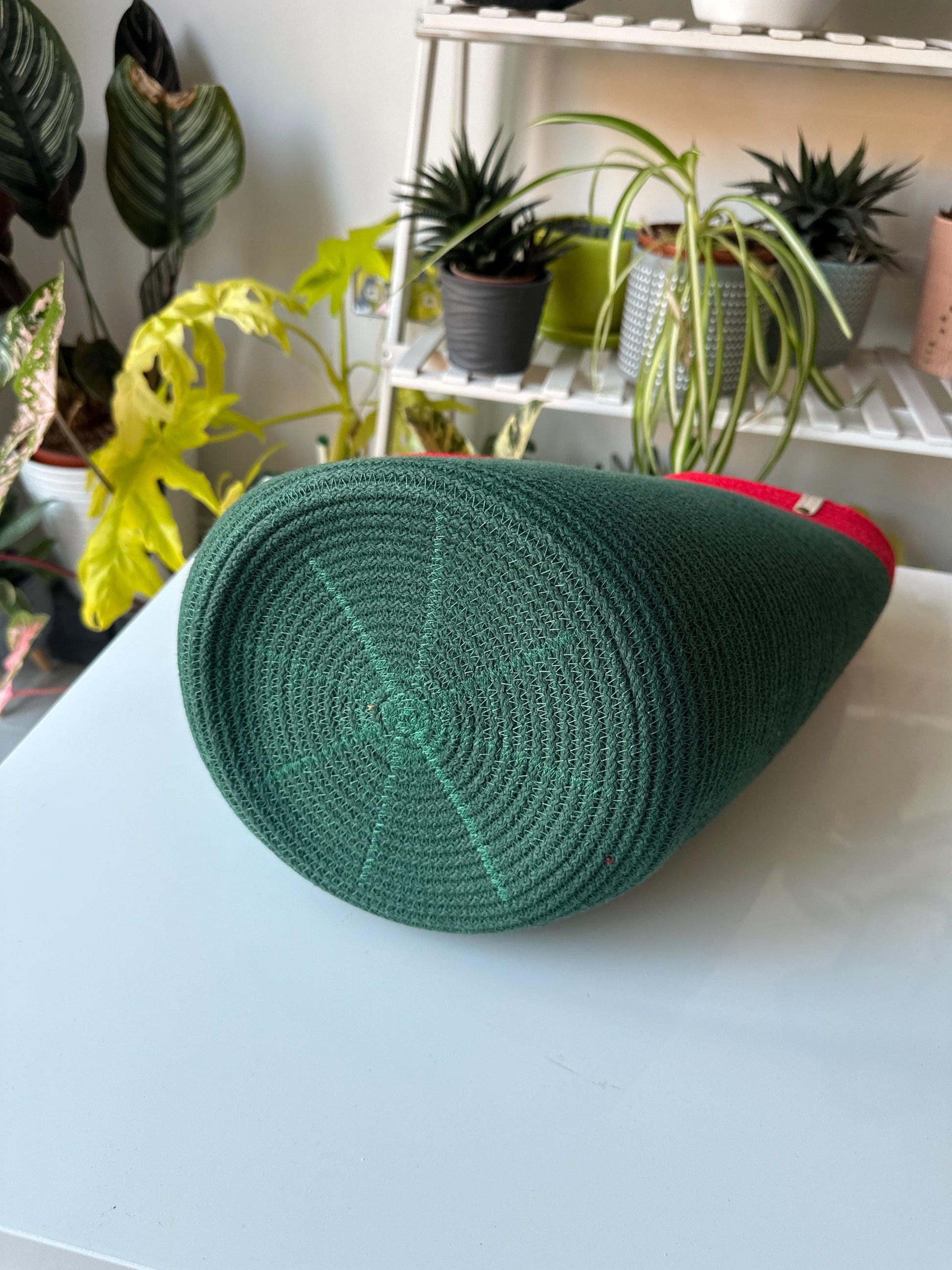 Handmade Zigzag Sewing Cord Bag Shopper Bag