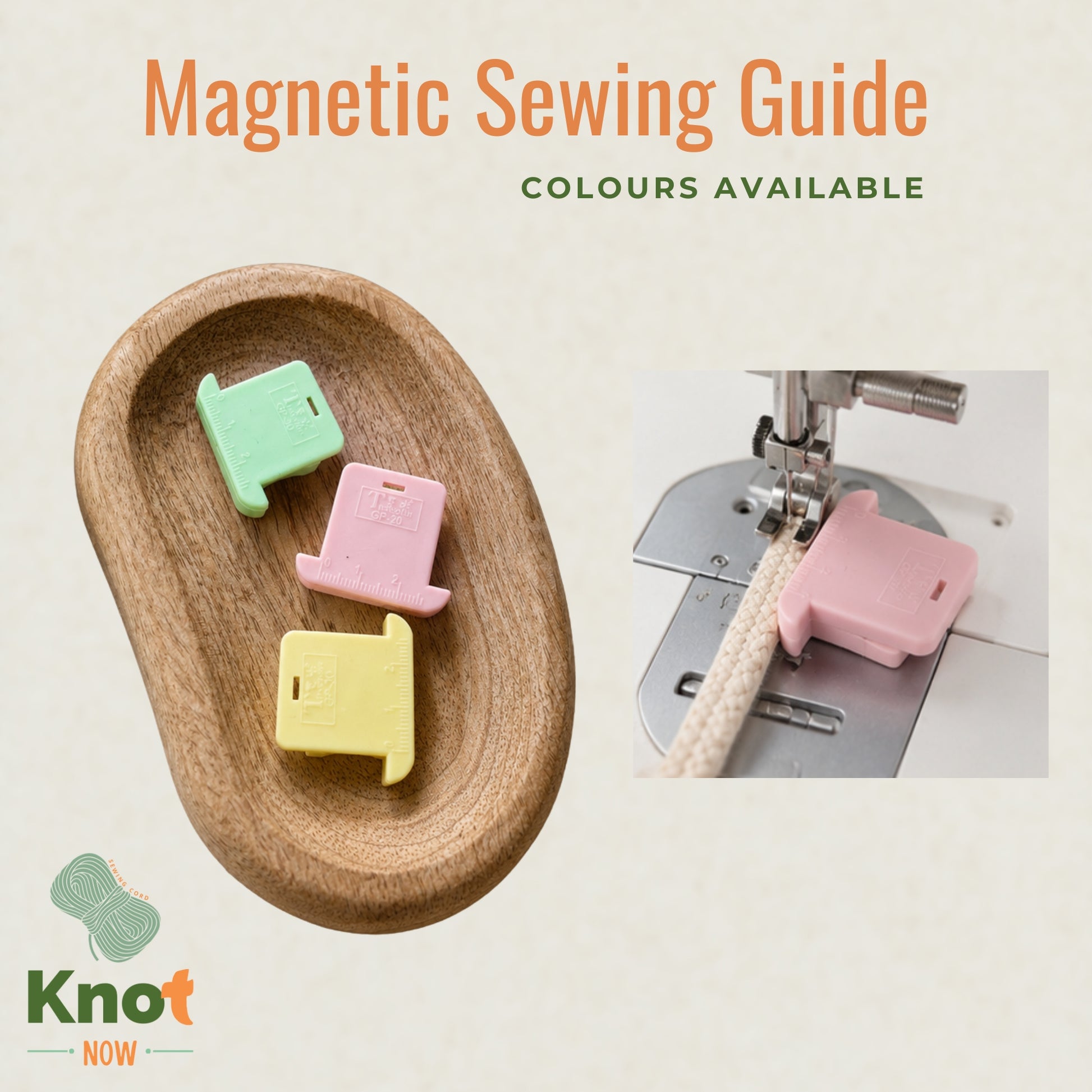 Magnetic Sewing Guide – Plastic Cord Guide for Sewing Machine