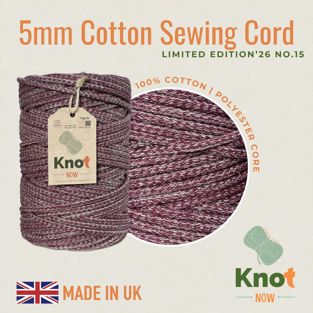 Limited Edition'26 no.15 5mm Cotton Sewing Cord