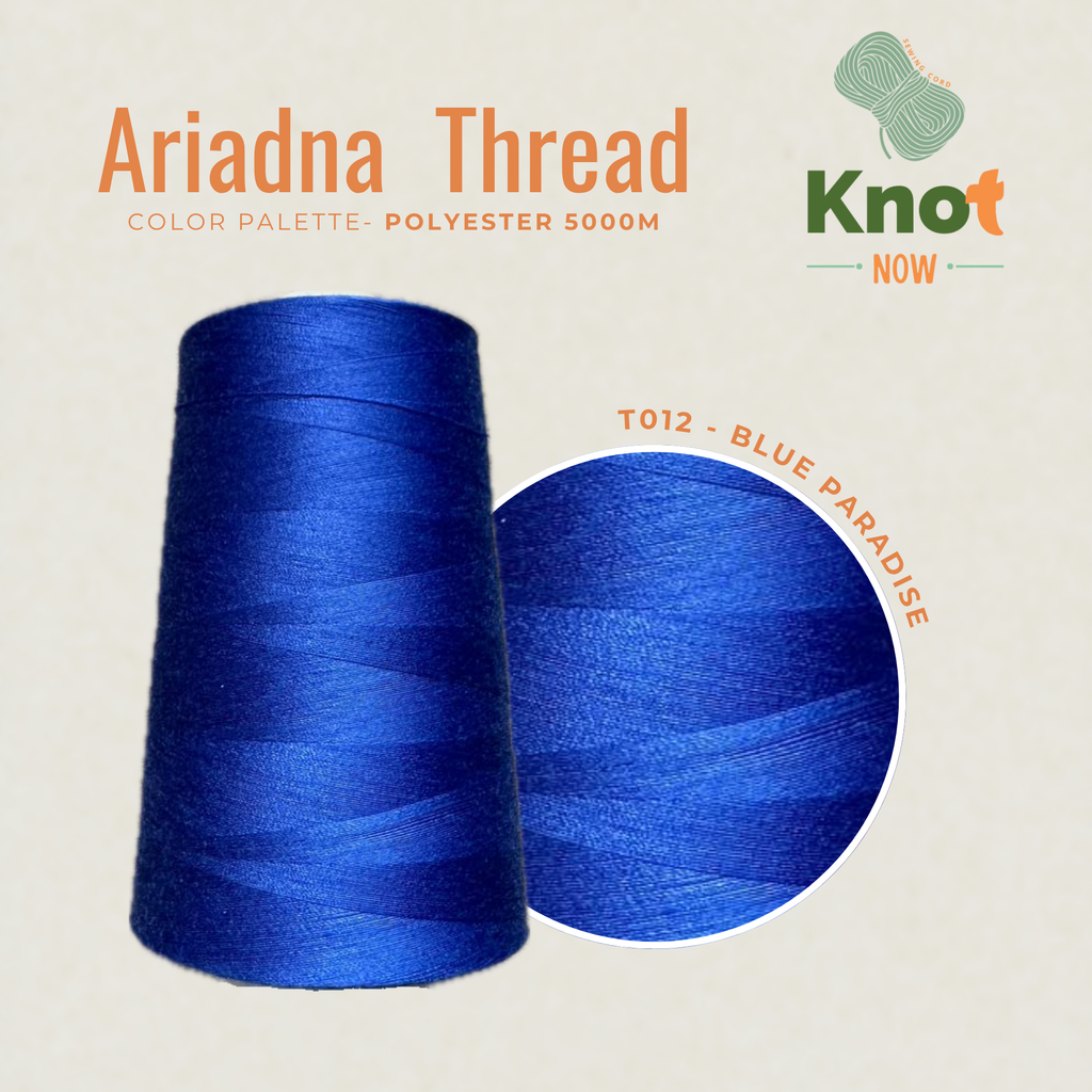 Blue Paradise Ariadna Polyester Thread 5000m | Strong Overlock & Sewing Thread
