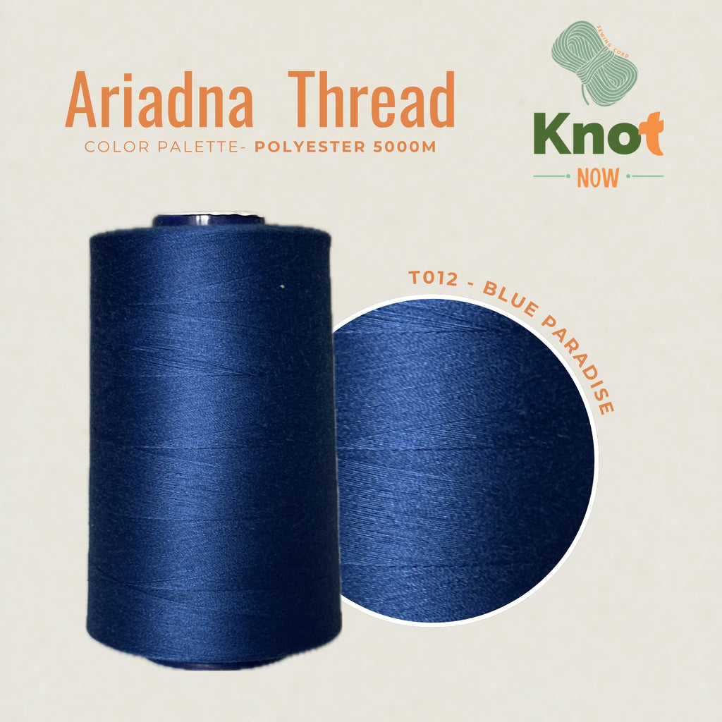 Blue Paradise Ariadna Polyester Thread 5000m | Strong Overlock & Sewing Thread