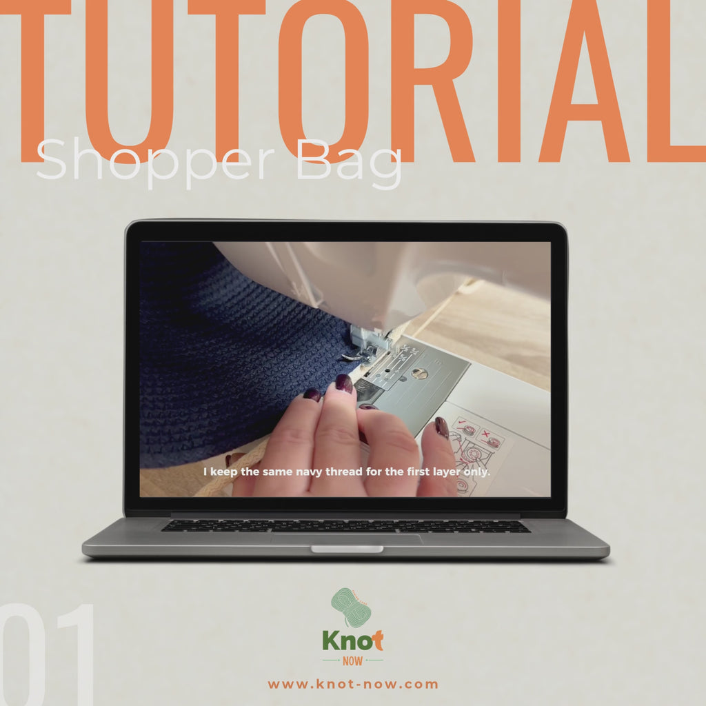 Tutorial 01 Shopper Bag Knot Now